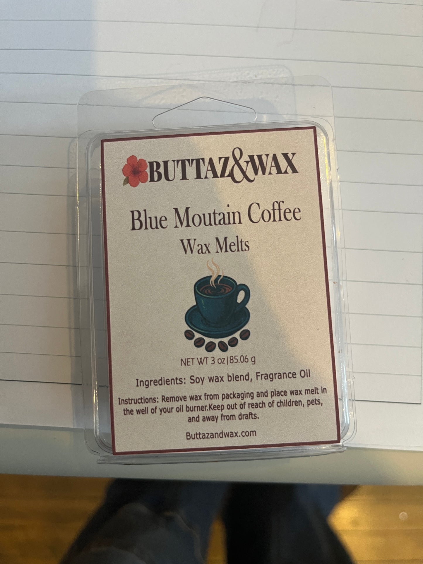 Blue Mountain coffee wax melt